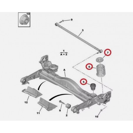 Citroen Jumpy KIT de Molas de conversão da Suspensão Pneumática 5102GP