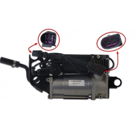 Audi Q7 4L Compressor de Suspensão Pneumática Dunlop 4L0698007A